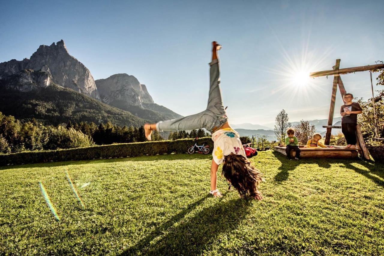 Haus Lohengrin Ferienwohnung 1 Siusi Luaran gambar